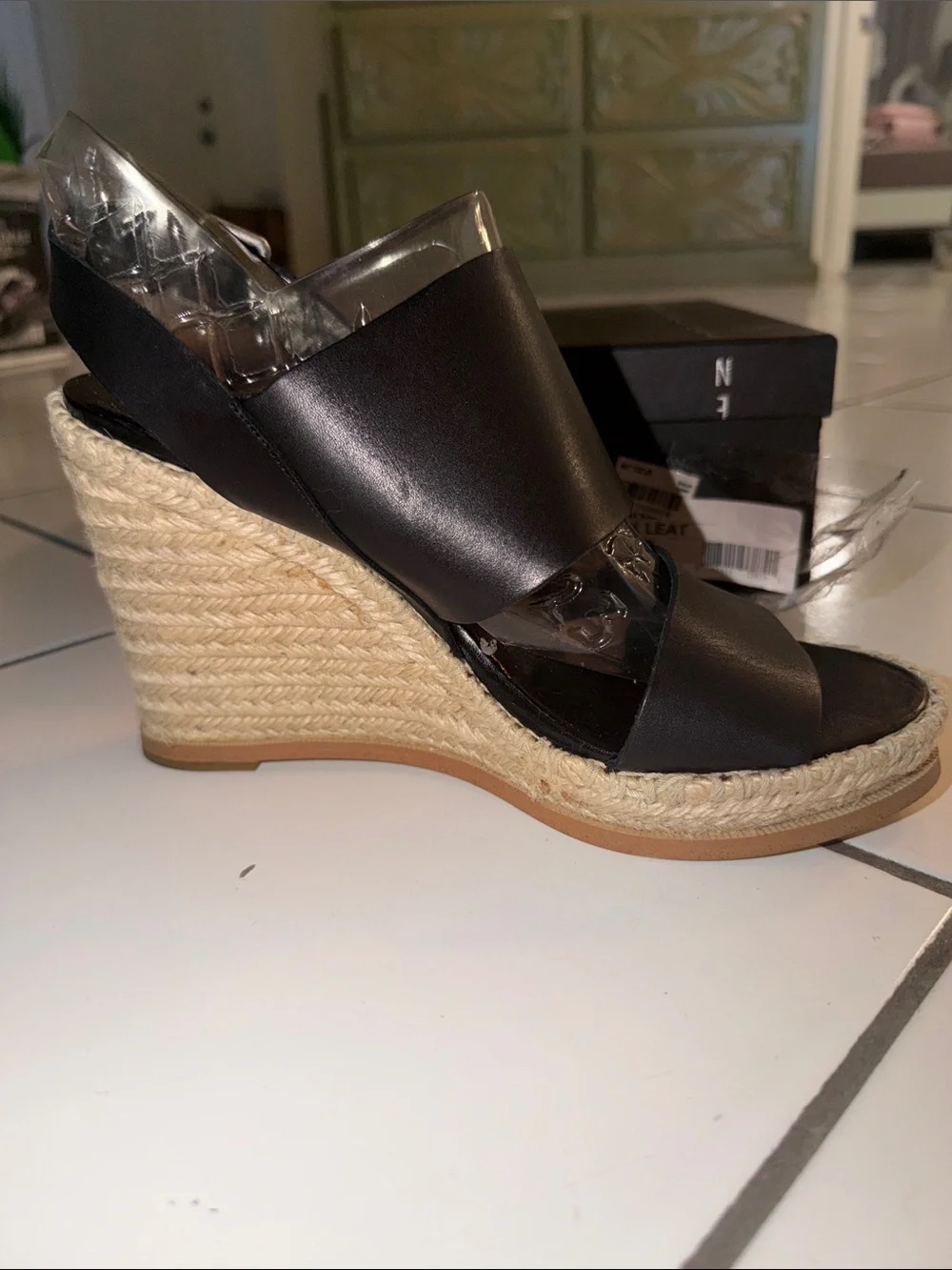 Steven by Steve Madden Black Espadrille